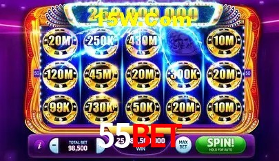Jackpots e promoções na 55Bet